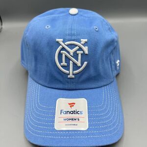 New York City FC Hat Women Blue Fanatics MLS Strap Back Cap